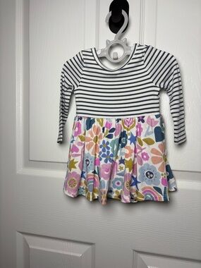Little Sleepies Unicorn Blossoms Bamboo Dress Bodysuit 3-6M NWOT